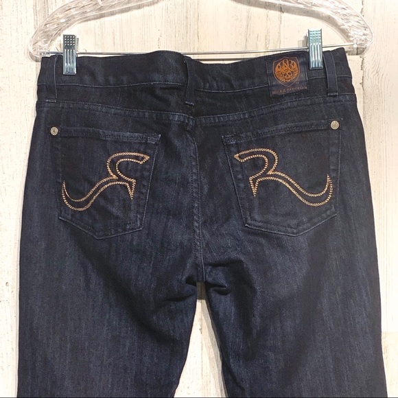 Rock & Republic Dark Cosbie Denim Jean Straight 28 - Picture 1 of 8